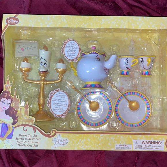 Disney Toys Disney Princess Beauty And The Beast Deluxe Tea Set